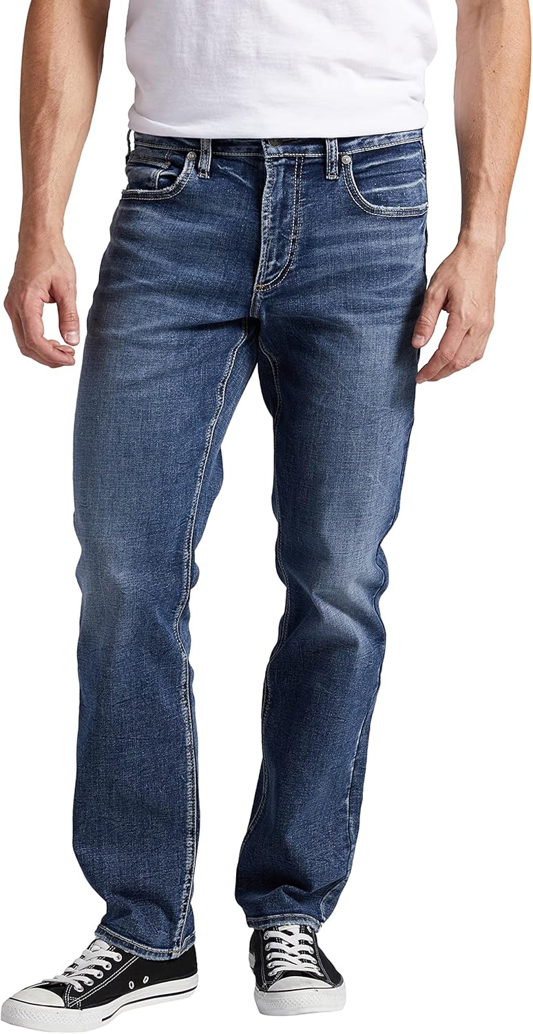Men's Athletic Fit Tapered Leg Jeans